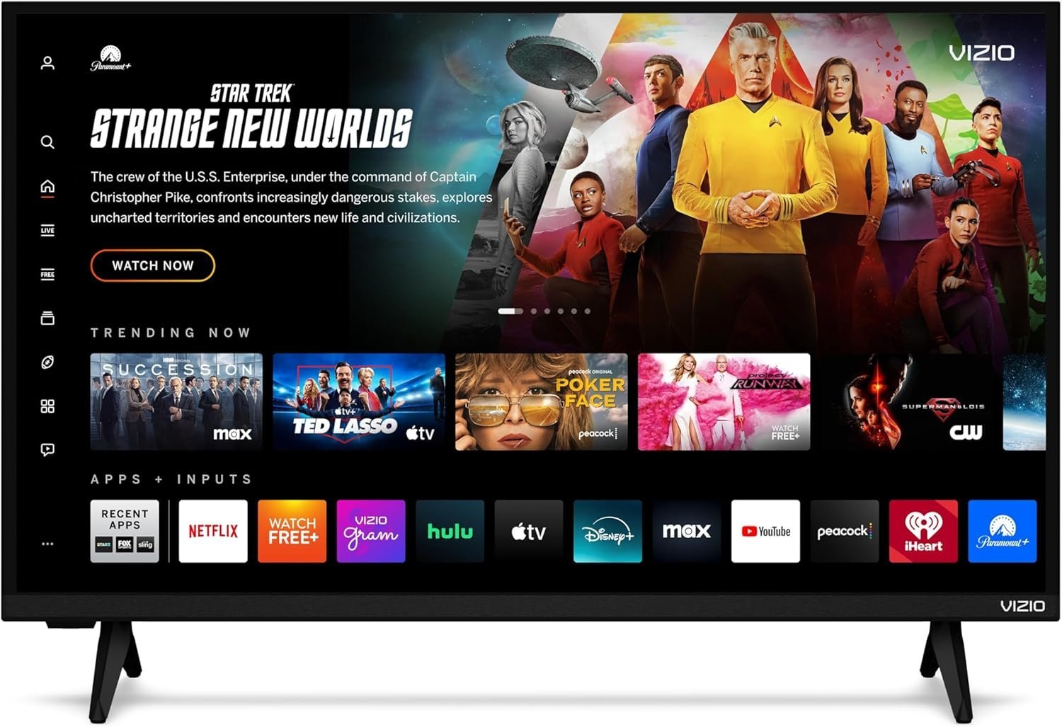 Vizio 40-inch Full HD 1080p Smart TV with DTS Virtual X, Alexa Compatibility, Google Cast Built-in, Bluetooth Headphone Capable, (VFD40M-08 New)
